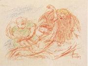 James Ensor Christ and Angels France oil painting artist
